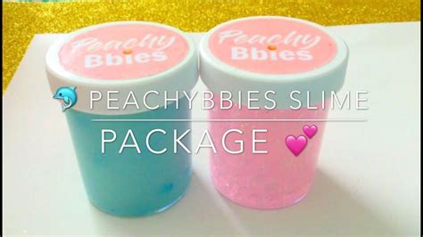 🐬 Peachybbies/AndreaXAndrea Etsy Slime Package 💕 - YouTube