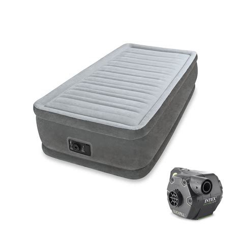 Hop on over to walmart.com where you can snag this intex 8.75″ classic downy inflatable airbed twin mattress for just $7.97 (regularly $15.97)! Intex Dura Beam Elevated Air Mattress w/ Built In Pump ...
