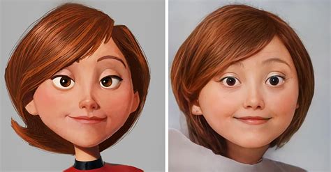 Artista Da Aspecto Realista A Personajes De Pixar Con Ai
