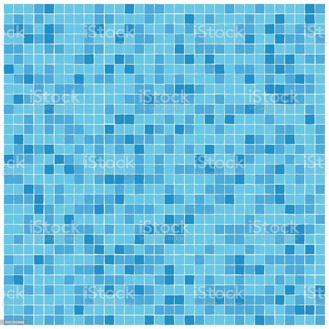 Blue Mosaic Tiles Pattern Stock Illustration Download Image Now Istock