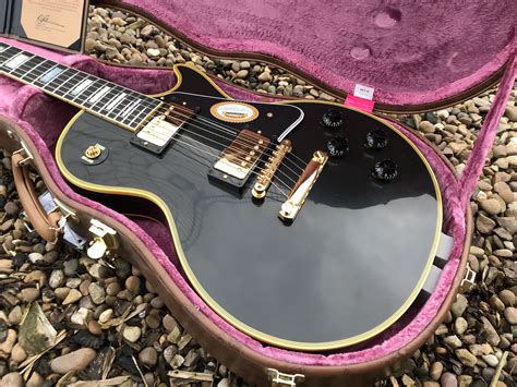 Gibson True Historic 57 Reissue Les Paul Custom 2017 Black Guitar For
