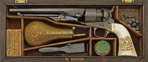 Sold At Auction Fine Factory Engraved And Cased Colt 1860 Army Model