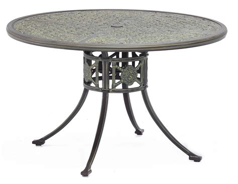 Luxor Metal Outdoor Round Dining Table From Brights Of Nettlebed