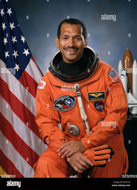 Official Portrait Of Nasa Astronaut Charles Bolden Jr Wearing An