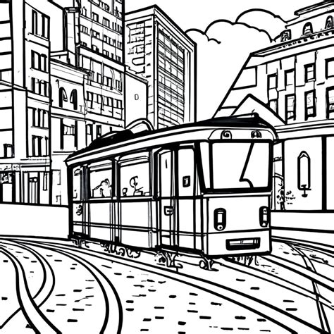 Tramway Coloring Page Download Print Or Color Online For Free