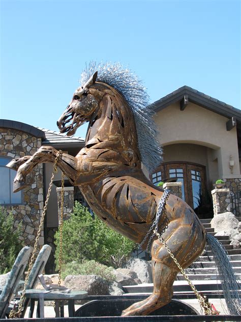 Horse Sculpture Large Metal 2 Sculpture Horse Sculpture Metal