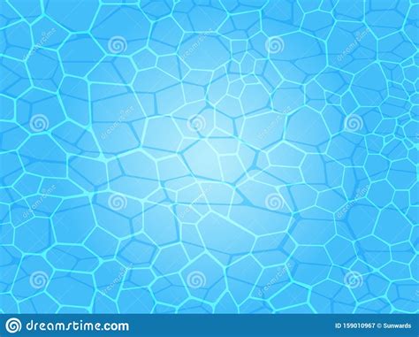 Swimming Pool Water Caustics Ripple With Sunlight Reflections Stock Vector Illustration Of