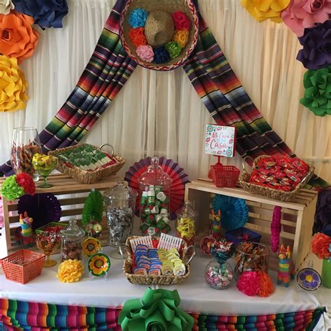 Mexican Fiesta Dulcería Mexican Party Decorations Fiesta Theme Party Mexican Birthday Parties