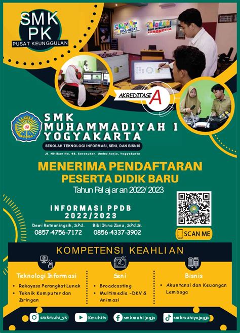 Ppdb Smk Muhammadiyah 1 Yogyakarta Tahun Pelajaran 20222023
