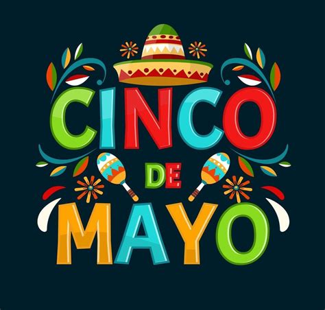 Cinco De Mayo May Holiday In Mexico Poster With Mexican