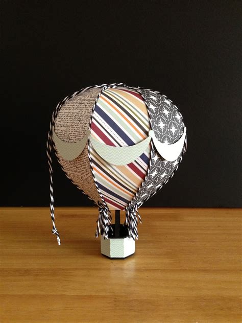 Scrappy Mommy 3d Paper Hot Air Balloon