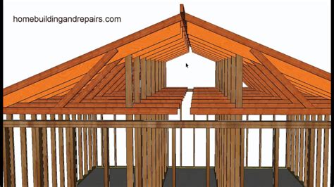 Truss Roof Flat Ceiling To Vaulted Ceiling Remodel House Roof