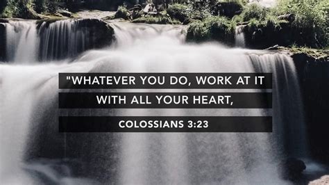 Verse Of The Day Colossians 323 Idisciple