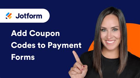 Coupons And Promo Codes For Online Forms Jform