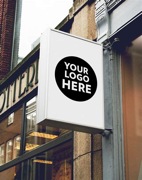 8 Free Restaurant Office Shop And Cafe Outdoor Signs Mockup