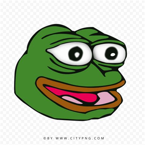 HD Pepe The Frog Smiling Happy Face PNG Citypng