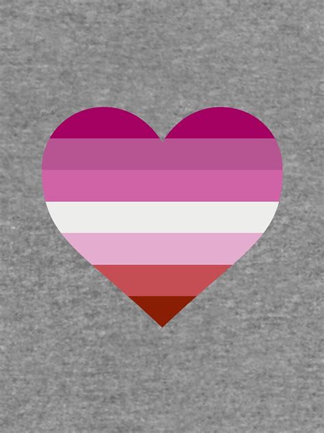 Lesbian Flag Heart Shape Lightweight Hoodie For Sale By Seren0