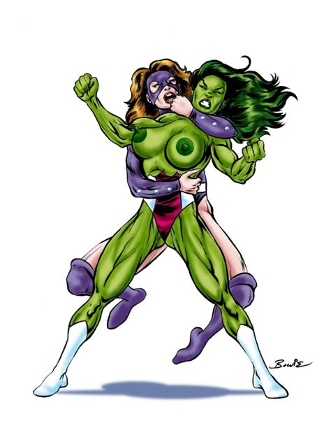 Rule 34 2girls Avengers Bowie Artist Green Skin Hulk Series Jennifer Walters Marvel She