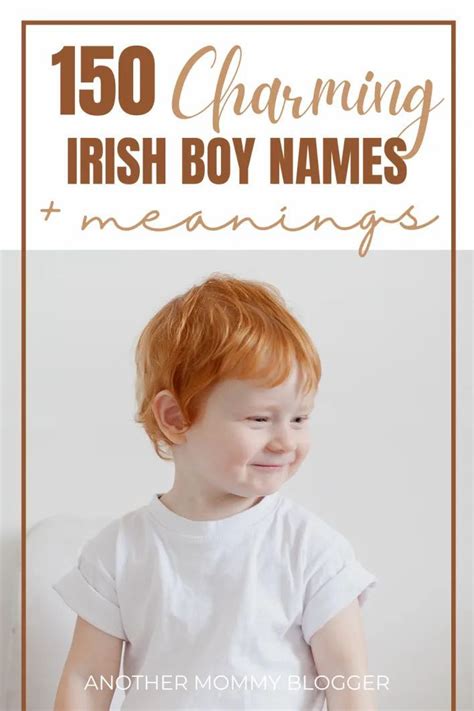 150 Charming Irish Boy Names Artofit