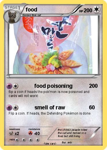 Pokémon Food 137 137 Food Poisoning My Pokemon Card