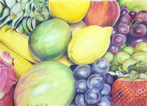 Fruits 2015 Pencil Drawing By Francesca Licchelli Disegni A Matita