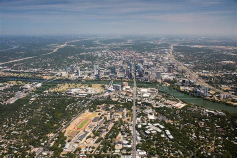 Aerial Photo Austin Skyline