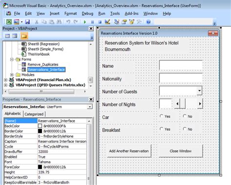 How To Write Visual Basic Code To Configure A User Interface Created