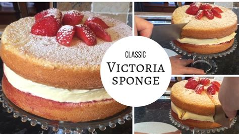 Classic Victoria Sponge Cake Recipe Cook With Me YouTube