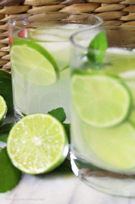 Old Fashioned Fresh Squeezed Limeade Recipe Lime Juice Combines W