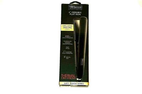 Brand New Tresemme Thermal Creations 1 Ceramic Flat Iron Soft Touch Series Ebay