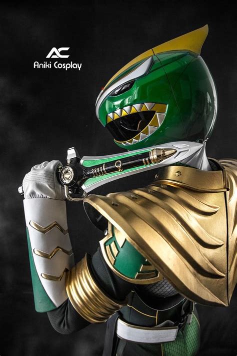 Aniki Green Ranger Bits 2014 Version Mmpr Cosplay Costume Etsy