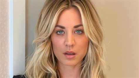Kaley Cuoco Stuns In Only A Thigh Skimming Blazer And Heels