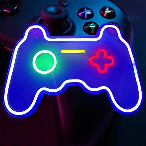 Buy Gamepad Shaped Neon Signs Led Neon Lights For Wall Decor 16x 11