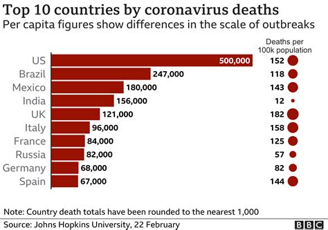 Covid Us Death Toll Imagining What 500000 Lost Lives Look Like Bbc News