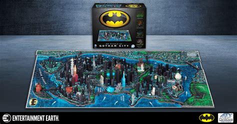 how to build your own gotham city with this 4d batman puzzle