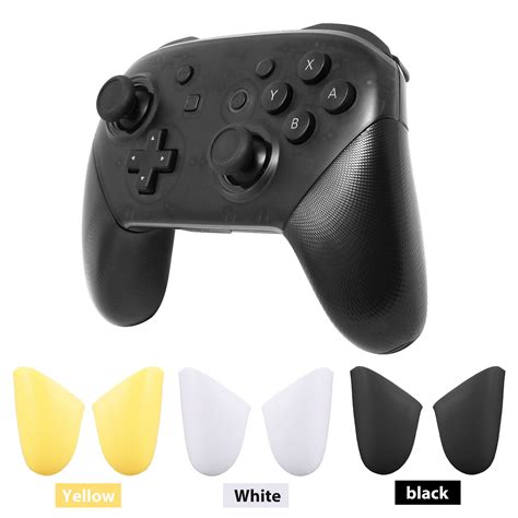 2pc Black Replacement Handle Grips For Nintendo Switch Pro Controller