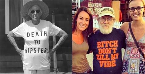 34 Old People Rocking Hilariously Inappropriate Shirts Offbeat