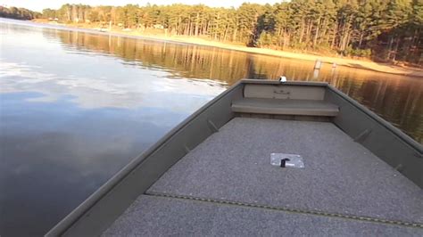 Decked 1436 Jon Boat With Mercury 99 On The Lake Youtube