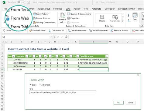 How To Extract Data From A Website In Excel