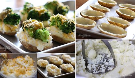 Mix well, breaking up potatoes. Delicious Broccoli and Cheese Twice Baked Potatoes | Home ...
