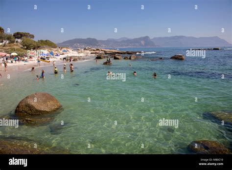 Beautiful Sunny Day At The Beach In South Africa Cape Town Beaches Are