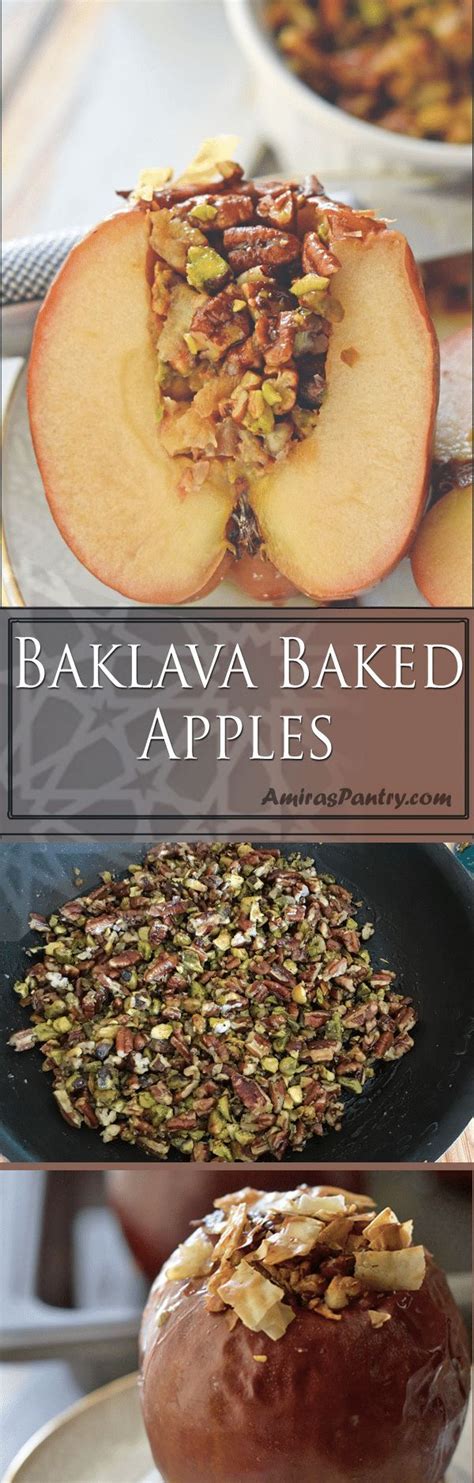 Baklava Baked Apples With Nuts And Honey Amiras Pantry Diy Easy