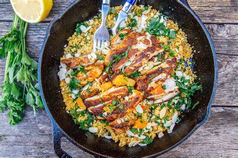 Moroccan Spiced Chicken Over Couscous