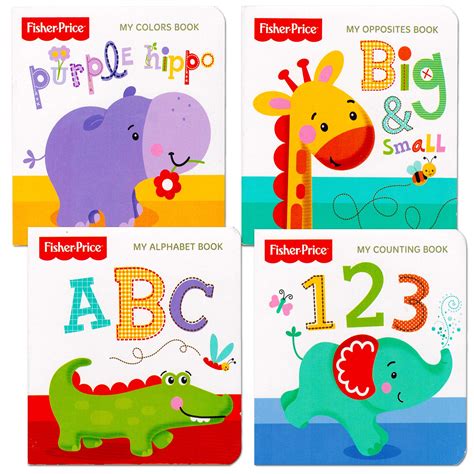 Buy Fisher Price My First Books Set Of 4 Baby Toddler Board Books Abc