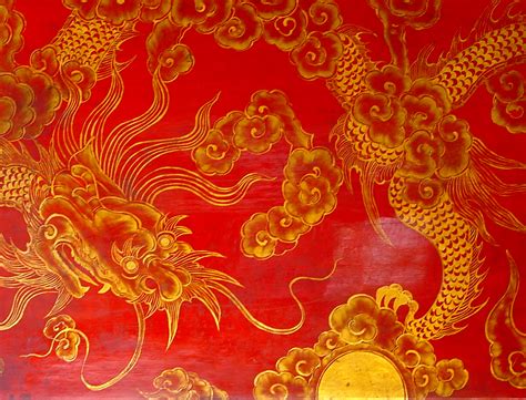 Red Oriental Wallpaper Wallpapersafari