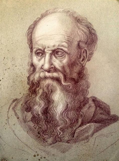 The Head Of The Apostle Paul Drawing