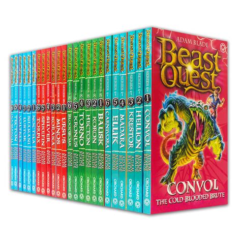 Beast Quest Series 7 10 Sets 24 Books Collection Series 7 Books 1 6