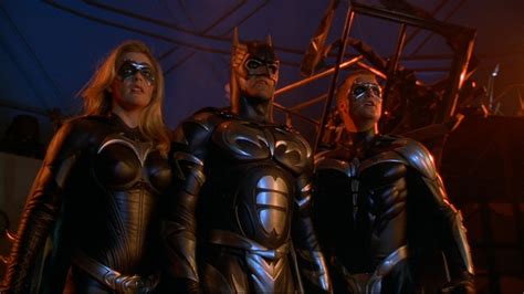 Batman, robin, and batgirl defeat the villains with relative ease and batgirl vanishes without revealing her secret identity. Films According to Chris Wyatt: Batman & Robin - Review