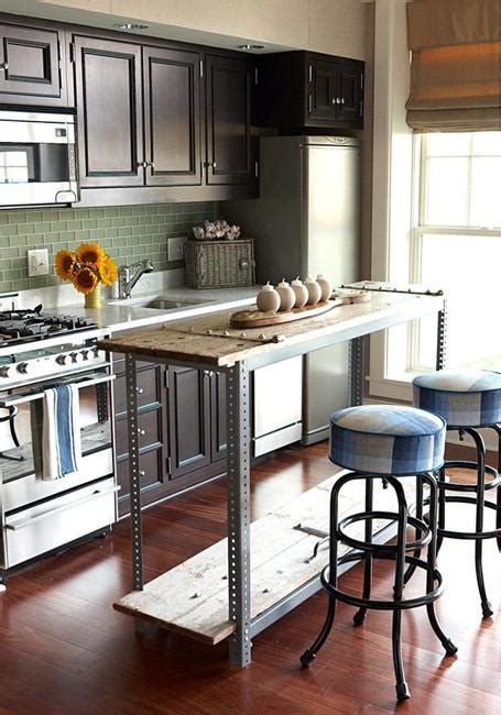 I strongly believe that above all else, the most important thing when designing a kitchen is creating room for a moveable island if you have a small kitchen, or a narrow galley kitchen that's just too small to fit a permanent fixed island. 21 Space Saving Kitchen Island Alternatives for Small Kitchens
