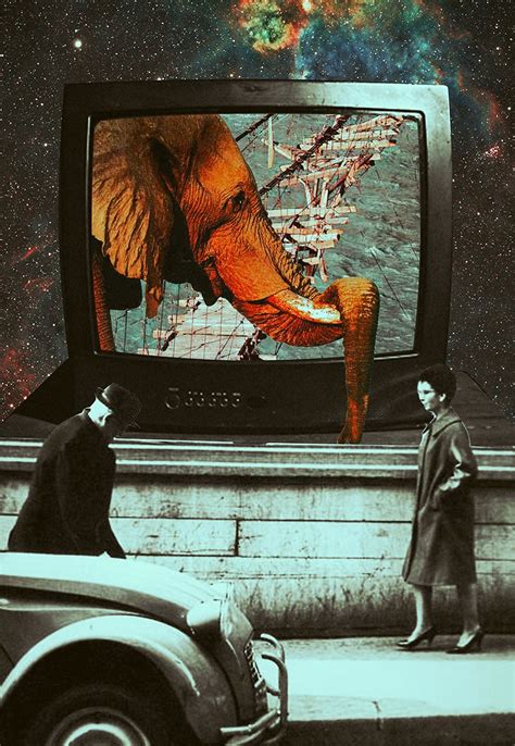 Ayhamjabr “ The Enigma Of Time Surreal Mixed Media Collage Art By Ayham Jabr Instagram